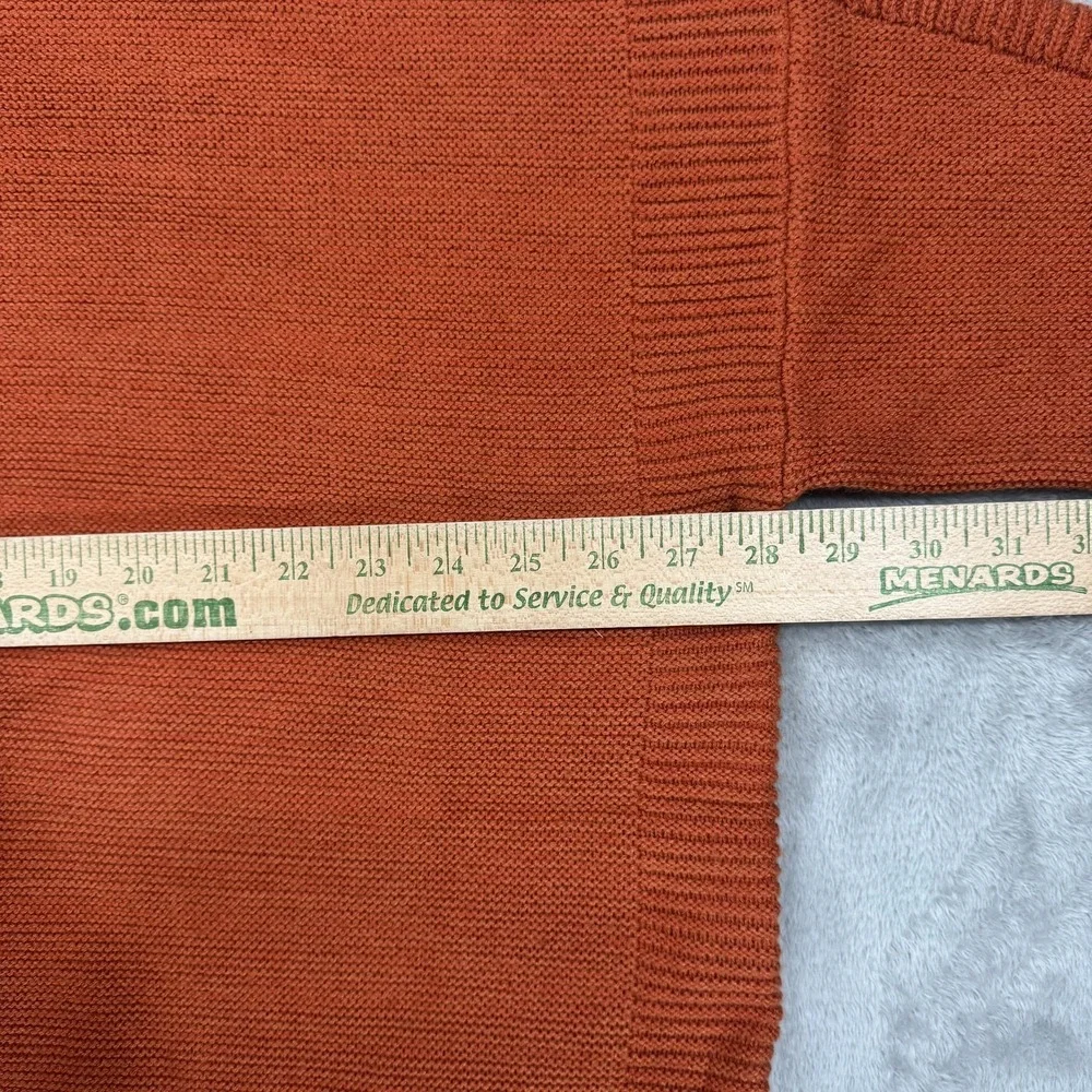 Kerisma Sweater Womens‎ One Size Orange Red Wool Blend Oversized Split Sleeve